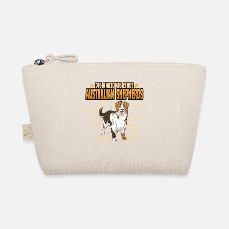Hund Lustig Australian Shepherds Anatomie Geschenk - Bio-Täschchen - Natur