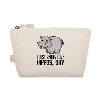 J'aime vraiment les hippopotames Ok / Hippo Hippopotame - Trousse biologique - nature - Devant