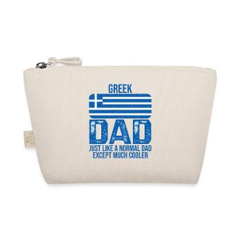 Greek Dad drapeau grec pour la fête des pères - Trousse biologique - nature - Devant