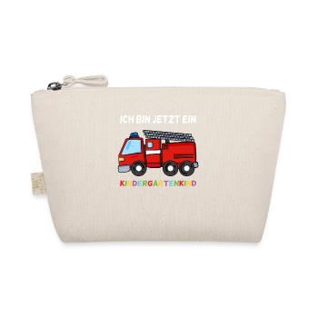 Geschenk für Kindergarten Kleinkinder - Bio-Täschchen - Natur - Vorne