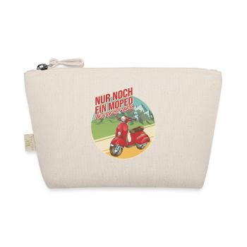 Nur Noch Ein Moped Mofa Roller Motorroller - Bio-Täschchen - Natur - Vorne