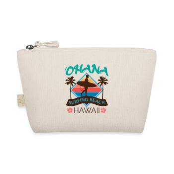 Ohana Surfing Beach Hawaii Summer - Organic Pouch - nature - Front