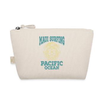 Maui Surfing Hawaii Pacific - Organic Pouch - nature - Front