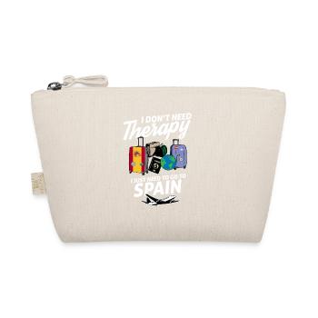 Spain flag I Spanish Souvenirs - Organic Pouch - nature - Front
