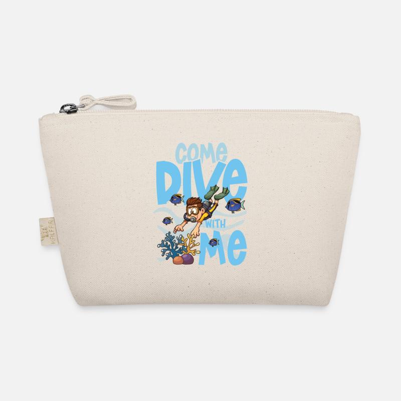 COME DIVE WITH ME - diving Organic Pouch