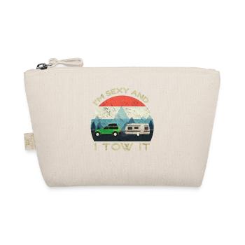 Je suis sexy et je le remorque-Funny Camper-Retro Vintage - Trousse biologique - nature - Devant
