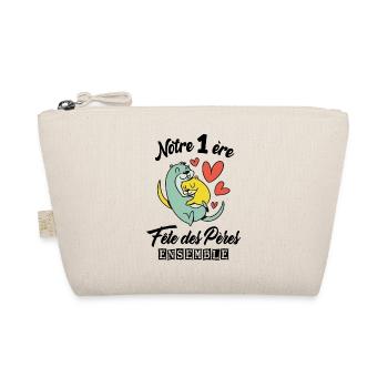 Body bébé meilleur papa première fête des pères - Trousse biologique - nature - Devant