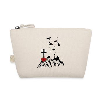 Cross, Dying, Death, Mourning, Spiritual, Reincarnation - Organic Pouch - nature - Front