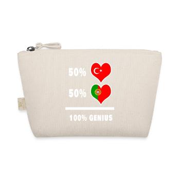 Portugal und Türkei genial / Geschenk - Bio-Täschchen - Natur - Vorne