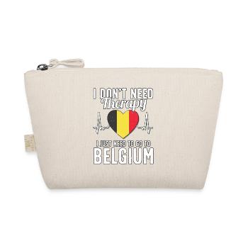 Belgium flag I Belgian Souvenirs - Bio-Täschchen - Natur - Vorne
