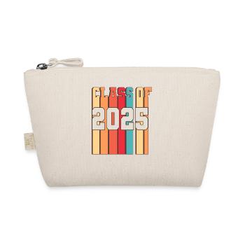 Class of 2025 Schule Abschluss Diplom Vintage - Bio-Täschchen - Natur - Vorne