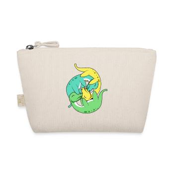 Nessie Hug Hugger and Lover Gift - Organic Pouch - nature - Front