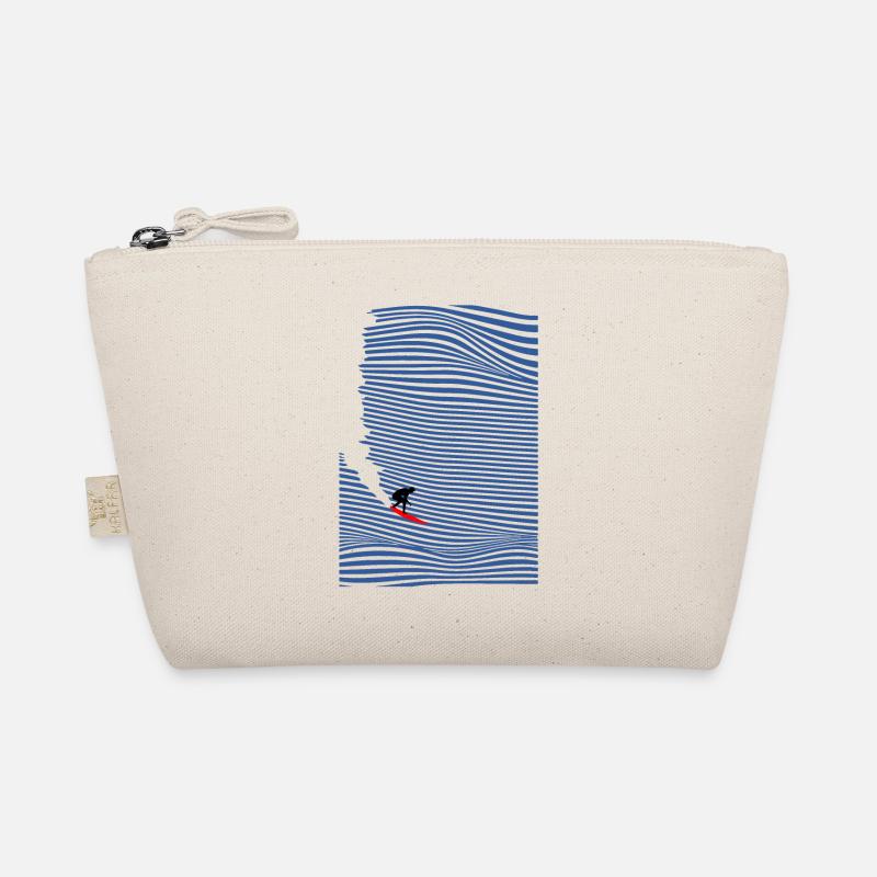 Surfer Blue Wave Organic Pouch