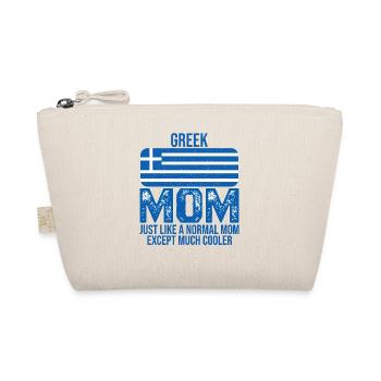 Greek Mom drapeau grec pour la fête des Mères - Trousse biologique - nature - Devant