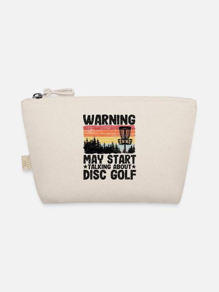 Disc Golf Joueurs Vintage Drôle Cadeau Frisbee - Trousse biologique - nature - Devant