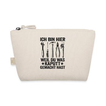 Handwerker Vatertag Geschenk Papa Heimwerker - Bio-Täschchen - Natur - Vorne