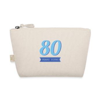 80 ans anniversaire Idée cadeau Drôles de phrases - Trousse biologique - nature - Devant