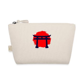 A Temple In A Red Sunset - Organic Pouch - nature - Front