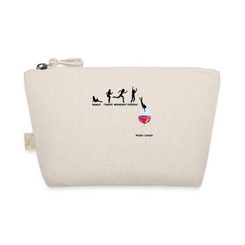 Drinking diver alcohol Funny red wine drinker - Organic Pouch - nature - Front