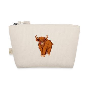 Highland Cow Scotland Scottish - Organic Pouch - nature - Front