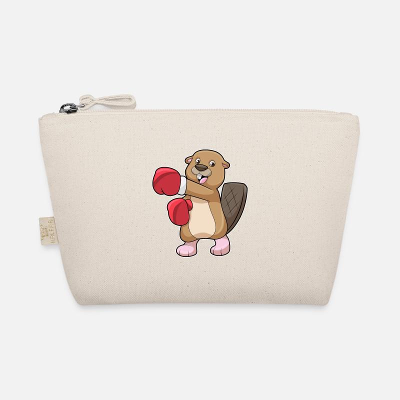 Castors en boxe avec des gants de boxe Trousse biologique
