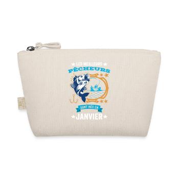 Anniversaire Pour Meilleur Pêcheur né en Janvier - Trousse biologique - nature - Devant