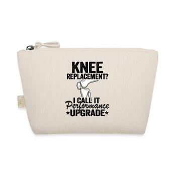 Knee Replacement Performance Upgrade Surgery Funny - Organic Pouch - nature - Front
