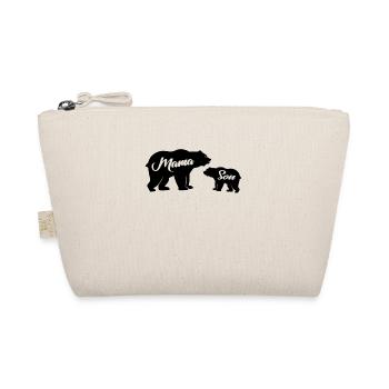 Mama Bear Son Baby Bear Families Mama Bear Mamabear - Organic Pouch - nature - Front