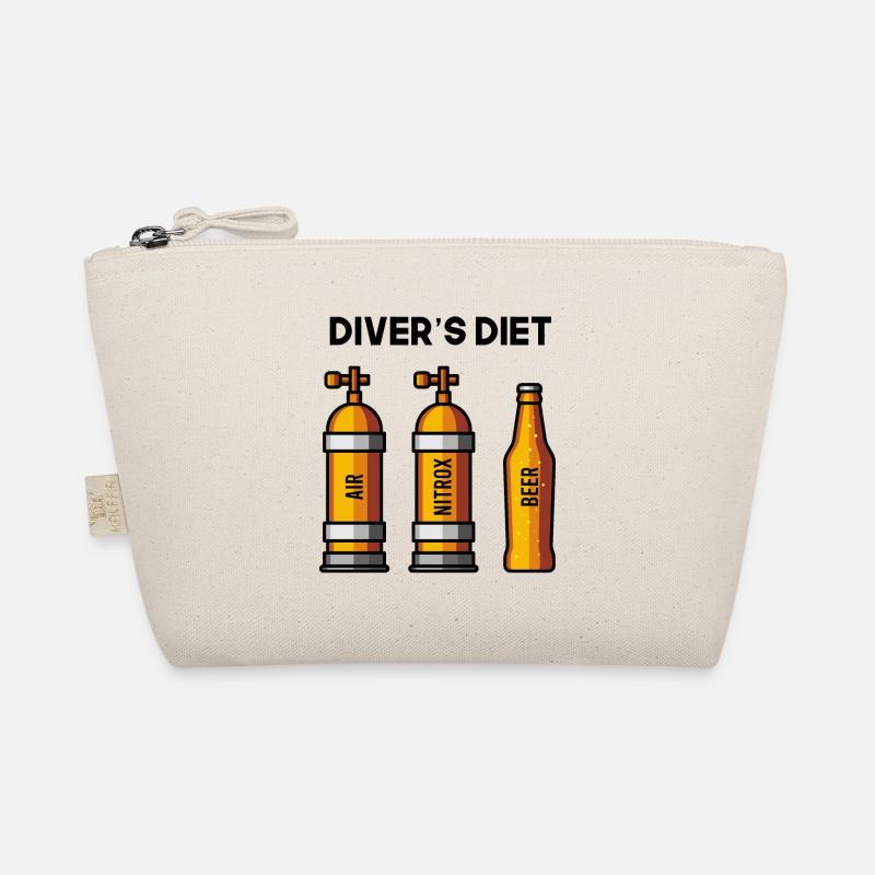 Divers Diet Beer Diver Funny Liveaboard Organic Pouch