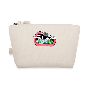 Karabiner Berg Berge Bergsteiger Geschenk - Bio-Täschchen - Natur - Vorne