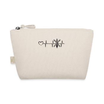 Kayak Heartbeat Lake Kayak Canoeists Kayakers Kayakers - Organic Pouch - nature - Front