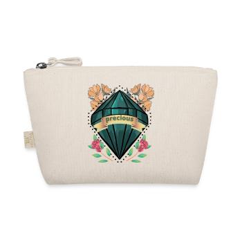 Precious Floral Gemstone - Organic Pouch - nature - Front