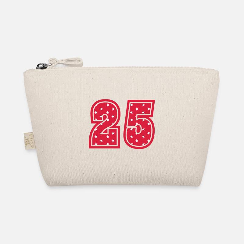 25 JAHRE ALT 25 Geburtstag Freundin Retro - Bio-Täschchen - Natur
