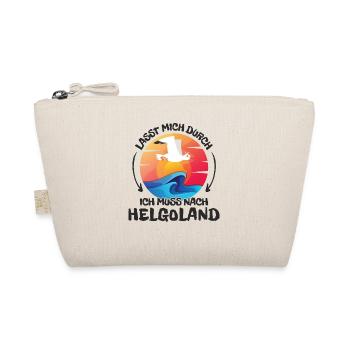 Lasst mich durch nach Helgoland Möwe Sonne Meer - Bio-Täschchen - Natur - Vorne