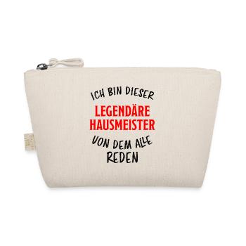 Hausmeister Lustiger Spruch Handwerker Geschenk - Bio-Täschchen - Natur - Vorne