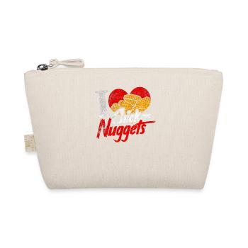 Chicken Nugget Kostüm - Bio-Täschchen - Natur - Vorne