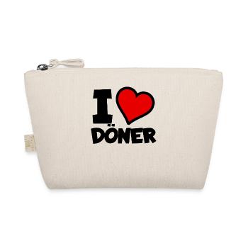 Ich liebe Döner - türkisches Essen - Bio-Täschchen - Natur - Vorne