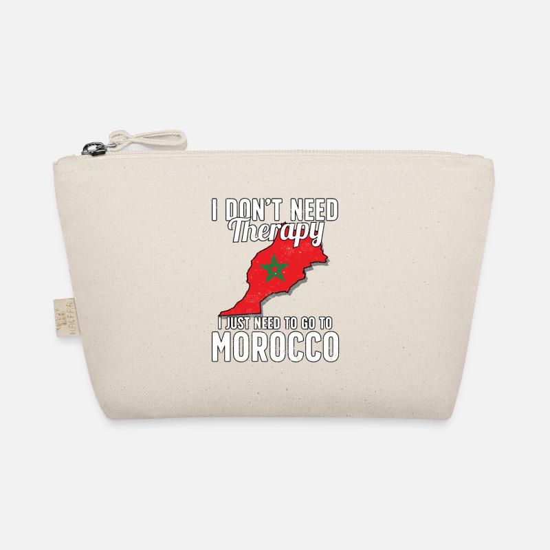Morocco flag I Moroccan Souvenirs - Bio-Täschchen - Natur