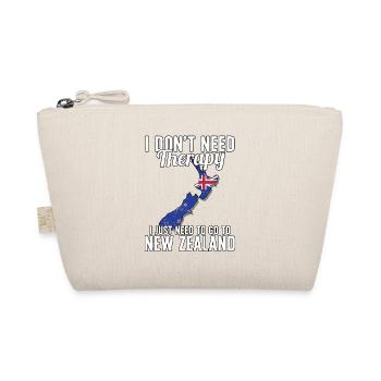 New Zealand flag I New Zealand Souvenirs - Organic Pouch - nature - Front