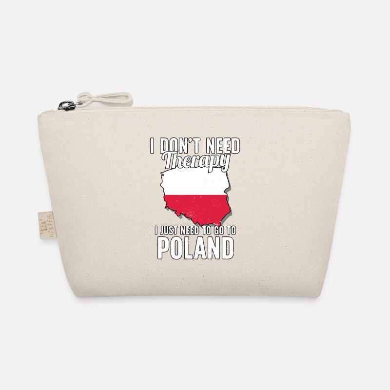 Poland flag I Polish Souvenirs - Bio-Täschchen - Natur