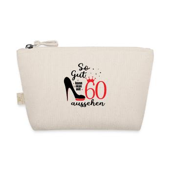 So gut kann man mit 60 aussehen - 60. Geburtstag - Bio-Täschchen - Natur - Vorne