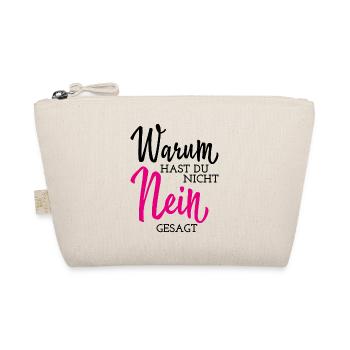 Warum hast du nicht nein gesagt Hochzeit Ehe - Bio-Täschchen - Natur - Vorne