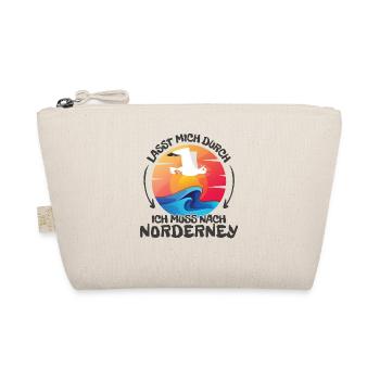 Lasst mich durch nach Norderney Möwe Sonne Strand - Bio-Täschchen - Natur - Vorne