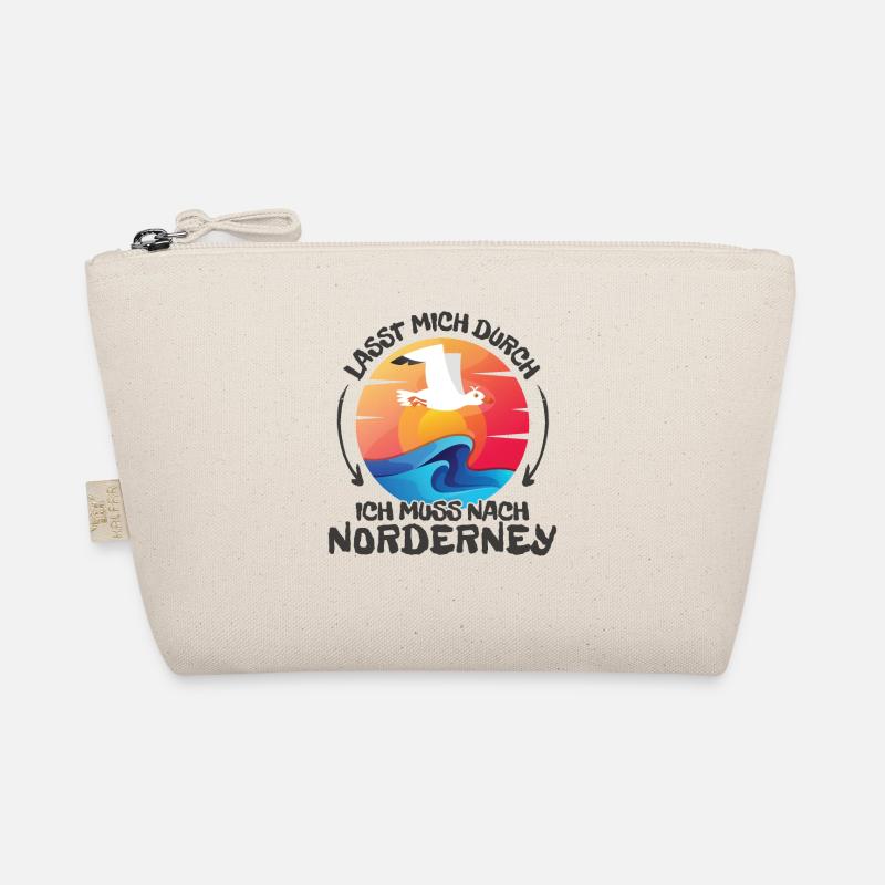 Lasst mich durch nach Norderney Möwe Sonne Strand Bio-Täschchen