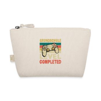 Grundschule Level 2026 Geschenk Gamer progamer - Bio-Täschchen - Natur - Vorne
