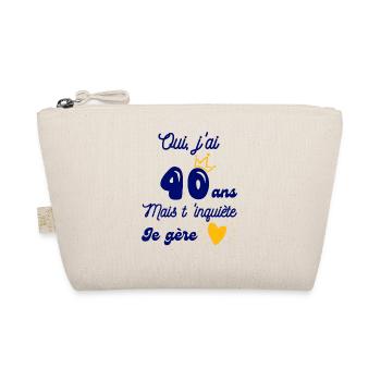 40 ans je gère - Trousse biologique - nature - Devant