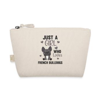 Juste Une Fille Qui aime french Bulldog - Trousse biologique - nature - Devant