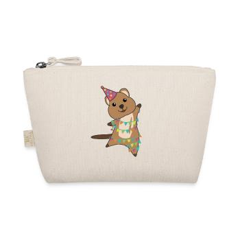 Quokka wishes happy birthday to you Quokkas - Organic Pouch - nature - Front