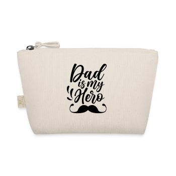 Papa est mon héros Père Père Père - Trousse biologique - nature - Devant