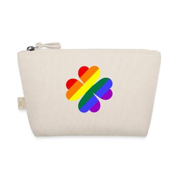 Trèfle couleurs arc-en-ciel LGBTQ - Trousse biologique - nature - Devant
